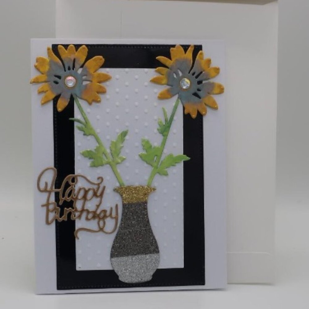 'Happy Birthday' Greeting Card (Handmade)
